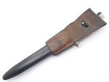 Vtg Victorinox Swiss Army Surplus Bayonet Knife & Scabbard & C. 1960s Frog