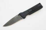 Vtg Foster Warne USA 1911 Folding Linerlock Pocket Knife Black 154cm & Lawks