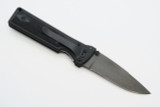 Vtg Foster Warne USA 1911 Folding Linerlock Pocket Knife Black 154cm & Lawks