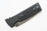 Vtg Foster Warne USA 1911 Folding Linerlock Pocket Knife Black 154cm & Lawks