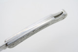Vtg Buck USA 510 500 Classic II Aluminum Engraved Folding Pocket Lockback Knife