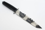 Vtg Extreme Ratio Italy Harpoon F. Camo N690 Fixed Blade Tanto Combat Knife
