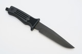 Vtg Gerber USA Patriot Blackie Collins Black Fixed Blade Combat Survival Knife