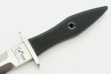 Vtg Blackjack Blackmoor Dirk AUS-8 Seki Japan Fixed Blade Dagger Knife & Sheath