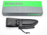 SCHRADE LS56 LEATHER FIXED 3.5" BLADE HUNTING KNIFE SHEATH for F56M SM FRONTIER