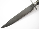 Jeff Murison USA Custom Handmade Stag & Damascus Bowie Fixed Blade Hunting Knife