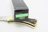 Puma 210745 745 4 Star Stag Solingen Germany Folding Hunter Lockback Knife