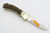 Puma 210745 745 4 Star Stag Solingen Germany Folding Hunter Lockback Knife