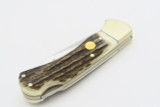 Puma 210745 745 4 Star Stag Solingen Germany Folding Hunter Lockback Knife