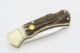 Puma 210745 745 4 Star Stag Solingen Germany Folding Hunter Lockback Knife
