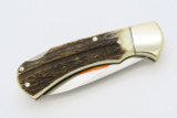 Puma 210745 745 4 Star Stag Solingen Germany Folding Hunter Lockback Knife