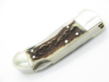 Puma Custom Handmade 210986 Stag Handled Folding Pocket Knife & Saw Germany