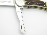 Puma Custom Handmade 210986 Stag Handled Folding Pocket Knife & Saw Germany