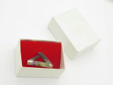 Vtg Parker Eagle Seki Japan Tie Tack Hat Pin Miniature Folding Congress Abalone Pocket Knife