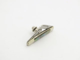 Vtg Parker Eagle Seki Japan Tie Tack Hat Pin Miniature Folding Congress Abalone Pocket Knife