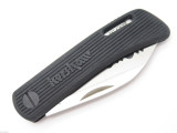 Vtg Kershaw Kai Japan 3000 St Saber Tooth Serrated Folding Lockback Pocket Knife