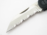 Vtg Kershaw Kai Japan 3000 St Saber Tooth Serrated Folding Lockback Pocket Knife