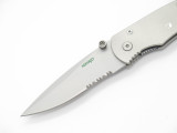 Vtg Columbia River CRKT 6012 Large Navajo Italy Medium Pocket Knife Contrail