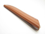 Brown Leather Fixed 5" Blade Loveless Style Hunting Knife Sheath Case Pouch