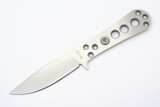 Vtg Custom Patton BP-3 Fixed Blade Hunting Camp Tactical Survival Skeleton Knife