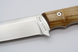 Left Hand ~ North Arm B.C Canada Custom CPM-S35VN Fixed Blade Hunting Camp Knife