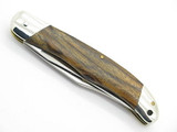 Custom Shop Buck 317 110 Trailblazer Folding Hunter Hunting Knife Ironwood