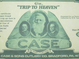 Case XX Knife "Trip To Heaven" Certificate Wr Case & Sons Cutlery Co Bradford Pa