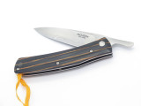 MCUSTA HIGONOKAMI YELLOW WOOD & VG-10 HIGO FRICTION FOLDER POCKET KNIFE SEKI
