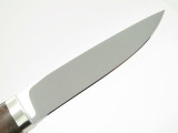 Vtg Seizo Imai Seki Custom Loveless Large Caper ATS-34 & Wood Fixed Blade Knife