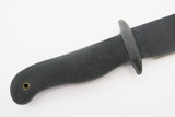 Vtg Cold Steel USA 37CF Bush Ranger Carbon V Fixed Blade Bowie Knife & Sheath