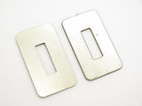 Lot 2 - USA .040 Nickel Silver Spacer Fixed Blade Knife Handle Making Part