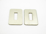 Lot 2 - USA .040 Nickel Silver Spacer Fixed Blade Knife Handle Making Part