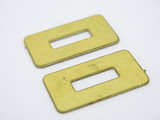 Lot of 2 - USA 0.040 Brass Spacer Fixed Blade Knife Handle Making Part