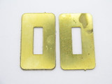 Lot of 2 - USA 0.040 Brass Spacer Fixed Blade Knife Handle Making Part