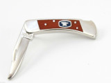 Buck Knives 110 Folding Hunter Silver Chairman Tie Tack Lapel Hat Pin
