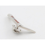 Buck Knives 110 Folding Hunter Silver Chairman Tie Tack Lapel Hat Pin