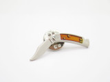 Buck Knives 110 Folding Hunter Knife Tie Tack Lapel Hat Pin Orange