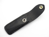 BUCK 301 501 SQUIRE BLACK LEATHER SMALL FOLDING LOCKBACK POCKET KNIFE SHEATH
