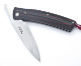 MCUSTA HIGONOKAMI RED WOOD & VG-10 HIGO FRICTION FOLDER POCKET KNIFE SEKI
