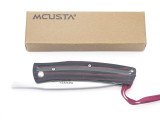 MCUSTA HIGONOKAMI RED WOOD & VG-10 HIGO FRICTION FOLDER POCKET KNIFE SEKI