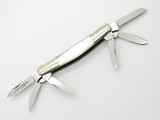 Vtg Parker Seki Japan 6 Blade Congress Pearl MOP Folding Pocket Knife