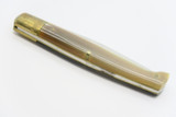 Vtg Sardinian Real Pattada Inox Italy Horn Handle Folder Folding Pocket Knife