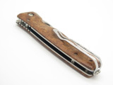 Mcusta Seki Japan Tactility Elite MC-124 Quince Burl VG-10 Folding Pocket Knife