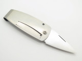 Mcusta Seki Japan Kamon MC-83 Tsuru Crest AUS-8 Folding Money Clip Pocket Knife