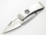 Mcusta Seki Japan Kamon MC-82 Kikyo Crest AUS-8 Folding Money Clip Pocket Knife