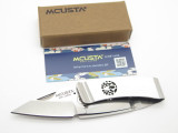 Mcusta Seki Japan Kamon MC-84 Fuji Crest AUS-8 Folding Money Clip Pocket Knife