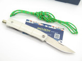 Mcusta Seki Japan Shiro-take MC-153 AUS-8 Bamboo Folding Money Clip Pocket Knife
