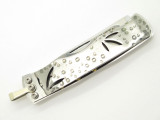 Mcusta Seki Japan Shiro-take MC-153 AUS-8 Bamboo Folding Money Clip Pocket Knife