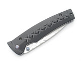 Mcusta Seki Japan MC161D Black Japanese Bushi Sword VG-10 Damascus Folding Knife