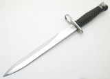 Vtg Wenger Swiss Army Surplus Bayonet Knife & Scabbard & Circa 1960s